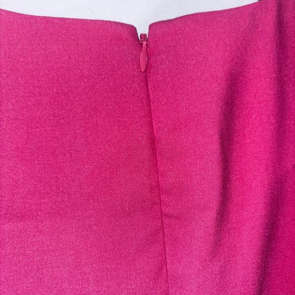 LIKELY Hot Pink Bodycon Short Sleeve Cocktail Sheath Dress - Size 4 - Picture 8 of 12